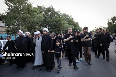 گزارش تصویری | کاروان اعلام عزای ماه محرم در مشهد