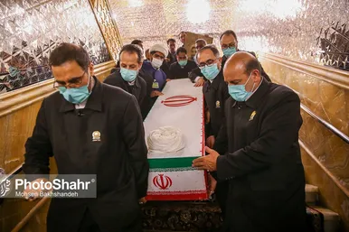 تشییع پیکر شهید حجت الاسلام دارایی در مشهد