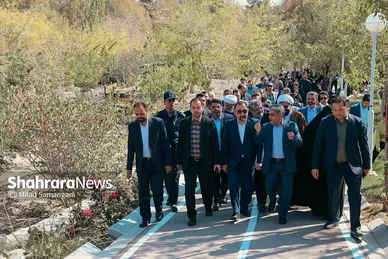 افتتاح بوستان «شهربانو» ویژه بانوان در باغ وکیل آباد