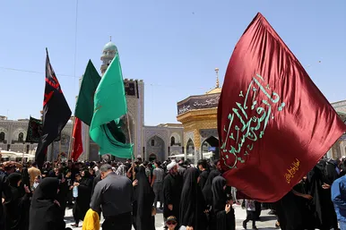 عزاداری روز عاشورا در خیابان امام رضا علیه السلام مشهد