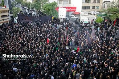 آیین خیمه سوزان عصر عاشورا در مشهد