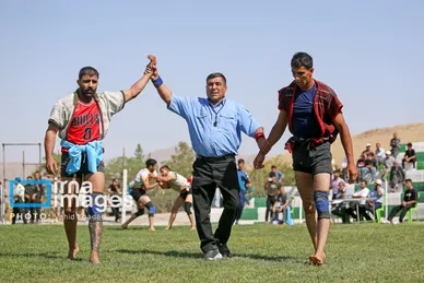 گزارش تصویری | مسابقات «کشتی با چوخه»