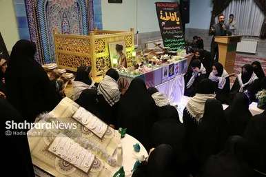 تشییع شهید گمنام در جمع دختران مدرسه امام رضا(ع) در مشهد