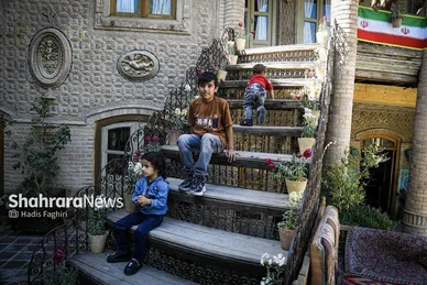 گزارش تصویری | مسافران نوروزی در خانه داروغه مشهد