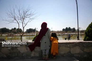 اسکان مسافران نوروزی در کمپ غدیر مشهد