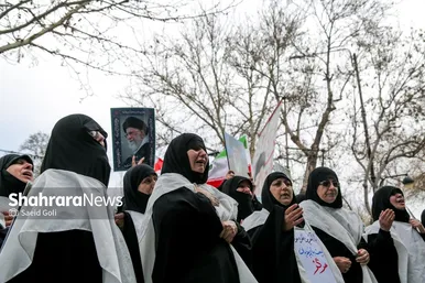 گزارش تصویری | پیاده‌روی ماتم‌زدگان شهادت قائد انقلاب در مشهد (۱۰ اسفند ۱۴۰۴)