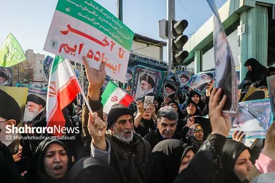 گزارش تصویری | مراسم تشییع پیکر شهدای مدافع امنیت در مشهد (۲۲ دی ۱۴۰۴) - ۲