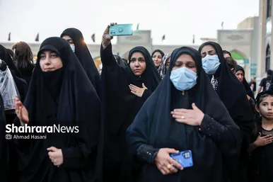 اجتماع عاشورائیان در حرم مطهر رضوی
