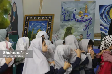 گزارش تصویری | جشن شکوفه‌ها در حرم امام رضا (ع) | کلاس اولی‌ها در پناه امام مهربانی‌ها