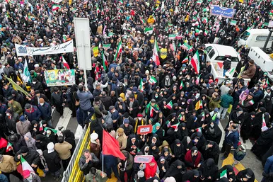 راهپیمایی 22 بهمن در مشهد