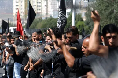 عزاداری روز تاسوعا در مشهد مقدس