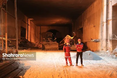 بازدید اعضای شورای اسلامی شهر مشهد از خطوط قطار شهری مشهد