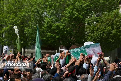 تشییع پیکر شهید حجت الاسلام دارایی در مشهد