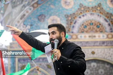 اجتماع مردمی «وعده صادق» در حرم مطهر رضوی