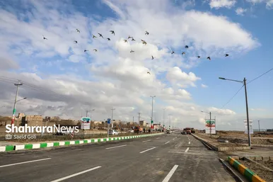 بهره برداری از اتصال بازوی شرقی تقاطع مصلی به جاده محمد آباد-طرق