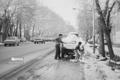 عکس‌هایی از برف سال ۱۳۴۲