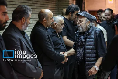 عکس‌هایی از مراسم ترحیم شهید «علیرضا تنابنده» برادرزاده محسن تنابنده