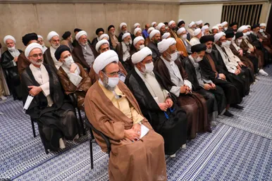 دیدار جمعی از مبلغان و طلاب حوزه‌های علمیه سراسر کشور با رهبر انقلاب