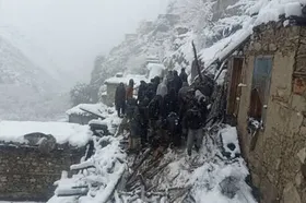 ۲۵ نفر در نتیجه رانش کوه در شرق افغانستان جان باختند