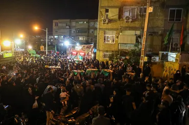 آیین سینی گردانی حضرت قاسم علیه السلام در شب هشتم محرم