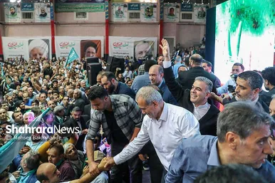 عکس‌هایی از سفر انتخاباتی «مسعود پزشکیان» به مشهد