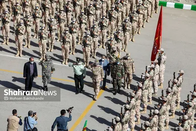 آیین دانش‌آموختگی فراگیران مرکز آموزش مرزبانی خراسان‌ رضوی‎‎