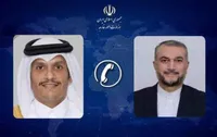 گفت و گوی تلفنی وزرای امور خارجه ایران و قطر در مورد آتش بس موقت در غزه