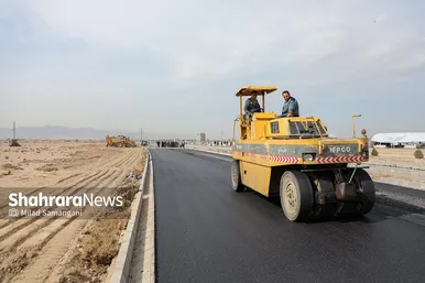 عملیات اجرایی احداث بوستان ۷۳ هکتاری کرامت