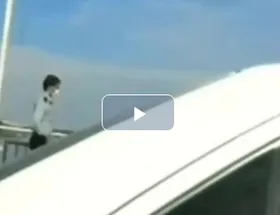 خودکشی زن اهوازی از روی پل کارون + فیلم