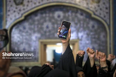 گزارش تصویری | مراسم چهلمین روز شهادت رهبر شهید انقلاب اسلامی در حرم مطهر رضوی