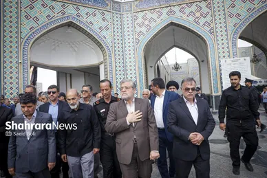 گزارش تصویری | مراسم تشییع پیکر آتش‌نشان فداکار «شهید رضا فخریان» در مشهد