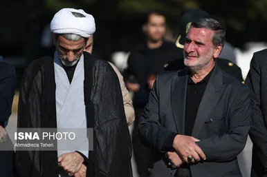 مراسم استقبال از پیکر شهید زاهدی