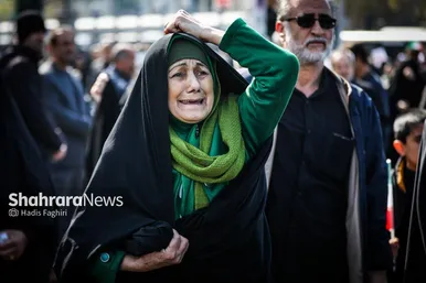 گزارش تصویری | مراسم تشییع پیکر ۴ شهید دفاع از وطن در مشهد