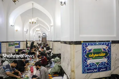 گزارش تصویری | آیین معنوی اعتکاف در حرم امام رضا (ع)