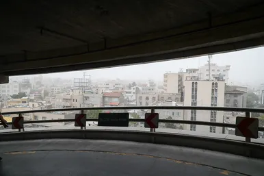 هجوم ریزگردها به آسمان مشهد