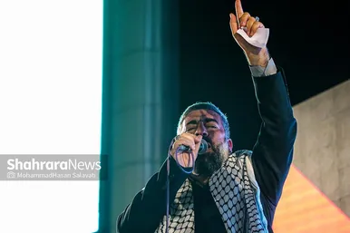 اجتماع مردمی «این المنتقم» در میدان فلسطین مشهد