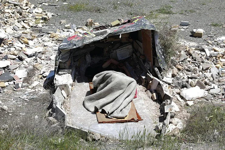 تراژدی یک کارتن خواب