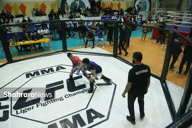 گزارش تصویری | برگزاری رقابت‌های MMA |  جام رمضان