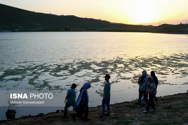 عکس‌هایی از دریاچه بزنگان در خراسان رضوی