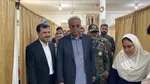 استاندار سیستان و بلوچستان از مجروحان حمله هوایی آسایشگاه سربازان در بمپور عیادت کرد + عکس و فیلم