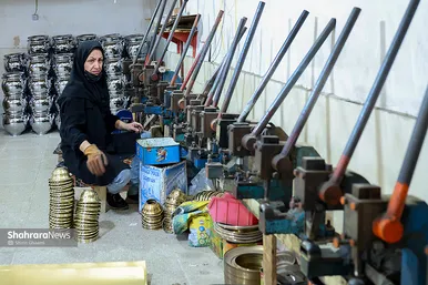 پرس کاری در سماور 