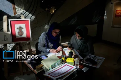 عکس‌هایی از کارگاه هنرهای تجسمی «ایران من»