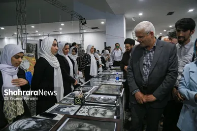 نمایشگاه نقاشی نوبهار در گلشهر مشهد افتتاح شد