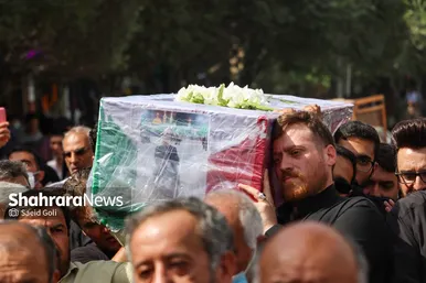 تشییع پیکر جانباز شهید عباس معروفی در مشهد