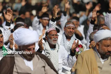 مراسم استقبال کاروان پیاده انصار الحسین (ع)