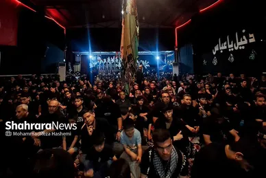 مراسم «شام غریبان حسین» مهاجران افغانستانی‌ در مدرسه علمیه حضرت قائم (عج)