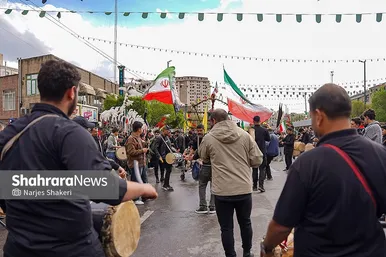 گزارش تصویری | مراسم چهلمین روز شهادت رهبر شهید انقلاب اسلامی در مشهد ۲
