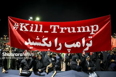 گزارش تصویری | اجتماع بزرگ «همه خونخواهیم» در حرم مطهر رضوی