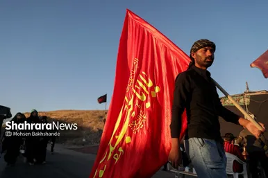 گزارش تصویری | زائران رضوی در جاده امام رضا (ع)