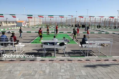 گزارش تصویری | آیین بهره‌برداری از مجموعه ورزشی روباز «شهدای چهاربرج» مشهد